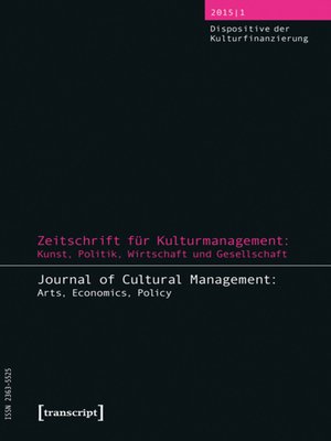 cover image of Zeitschrift für Kulturmanagement